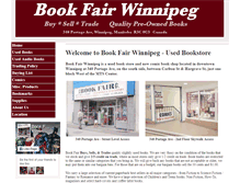 Tablet Screenshot of bookfairwinnipeg.com